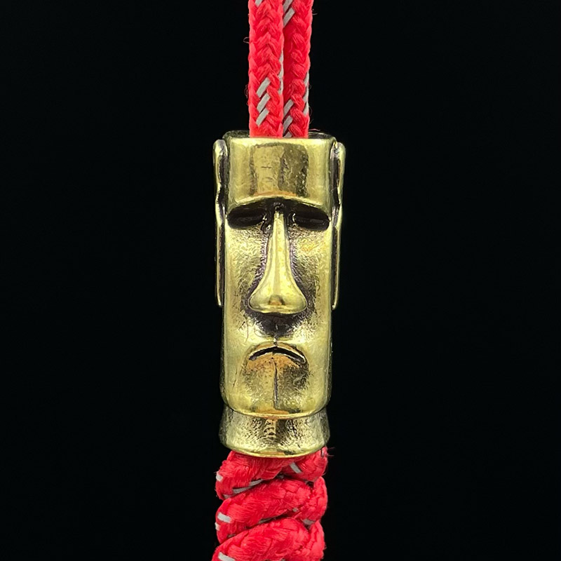 Outdoor Furniture Rope - Brass Easter Island Stone Watchman Knife
