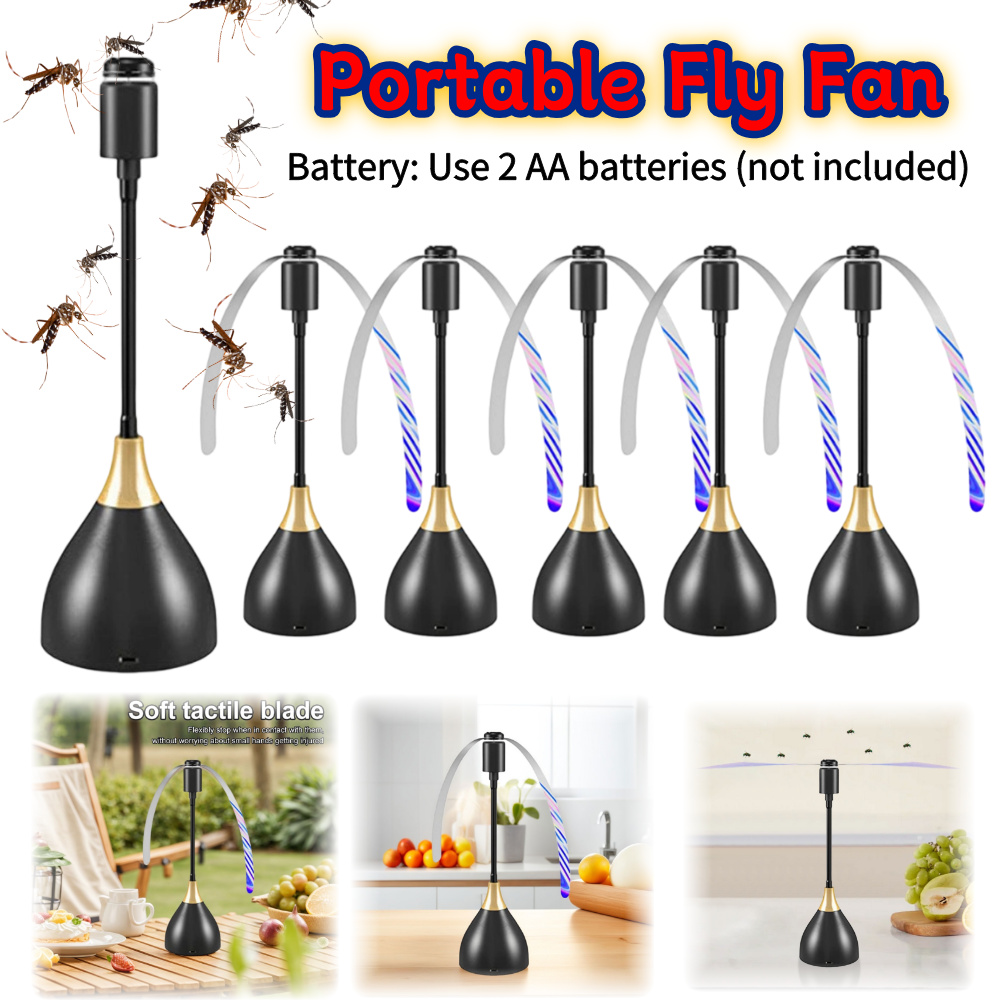 Outdoor Furniture Usa - 1-3PCS Fly Fans for Tables Portable