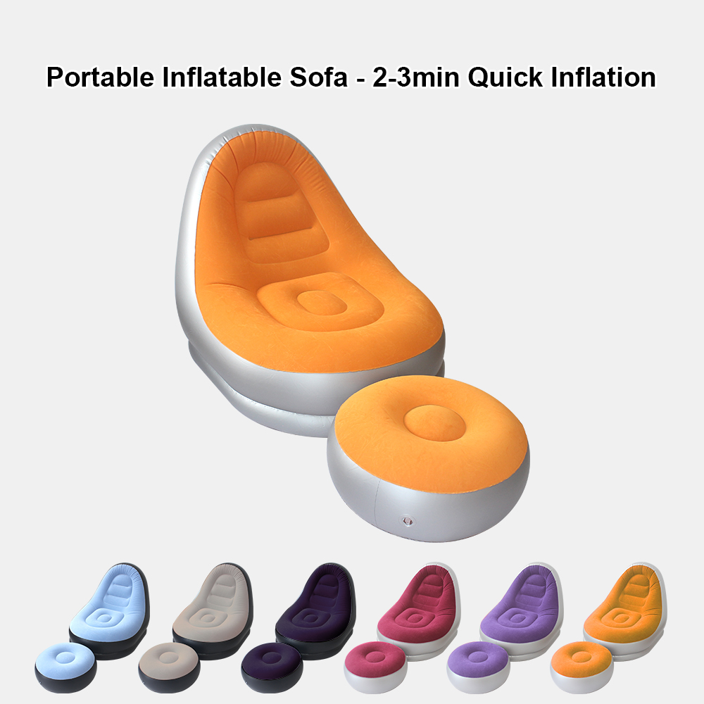 Outdoor Furniture Sale - Portable Multicolor Inflatable Air Sofa Set
