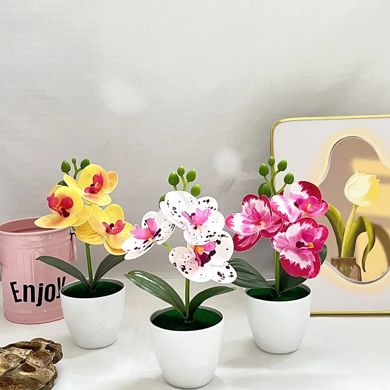 Outdoor Furniture Sale - 1Pcs 20CM Simulation Plants Potted Artificial