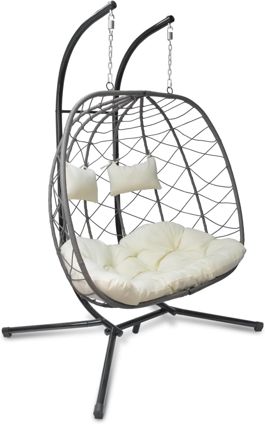 Hanging Egg Chair - Egg Swing Chair with Stand, Outdoor