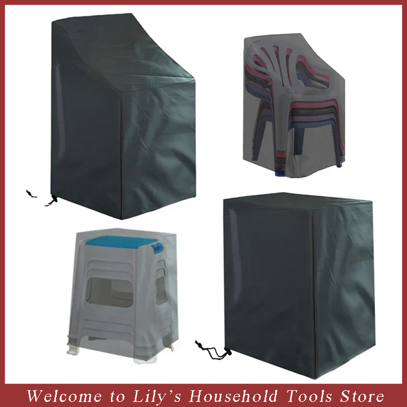 Outdoor Furniture Fabric Waterproof - Stacked Chair Dust Cover Outdoor Garden
