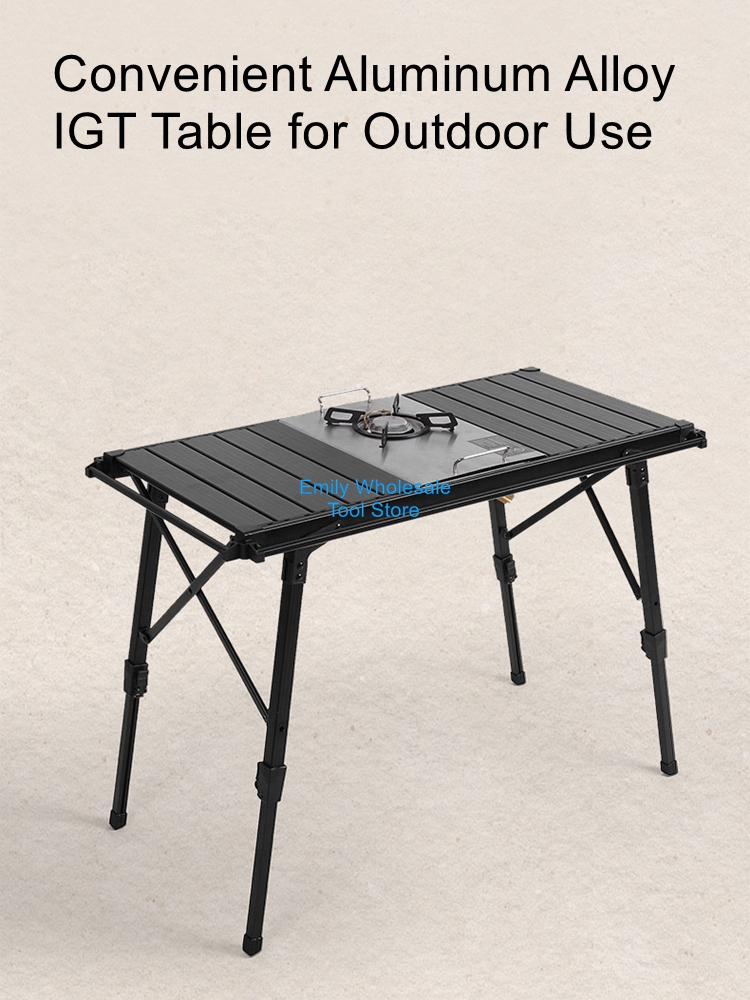 Outdoor Furniture Kitchener - Outdoor Camping Aluminum Alloy Folding Table,