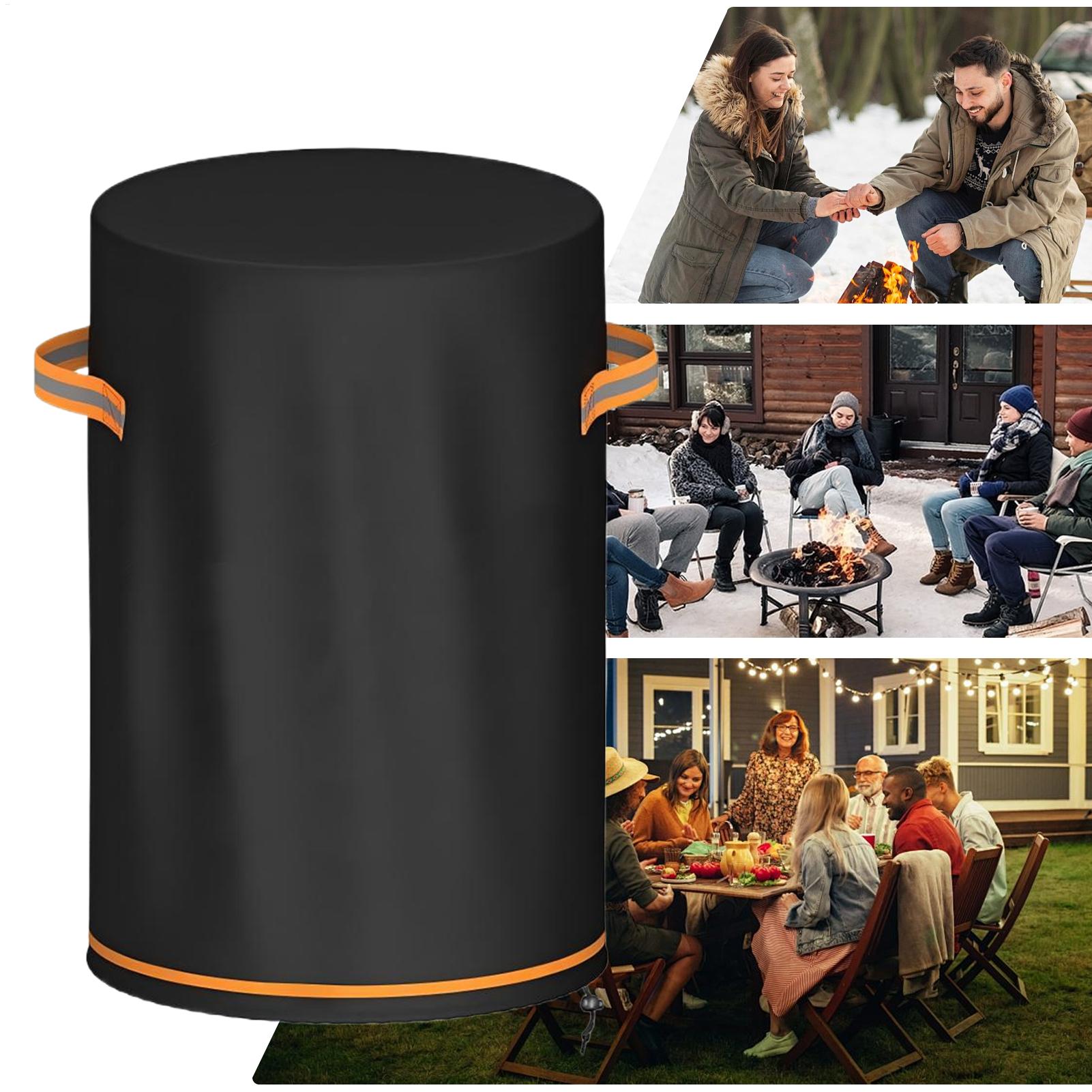 Outdoor Furniture Protector - Fire Pit Column Cover Heavy Duty