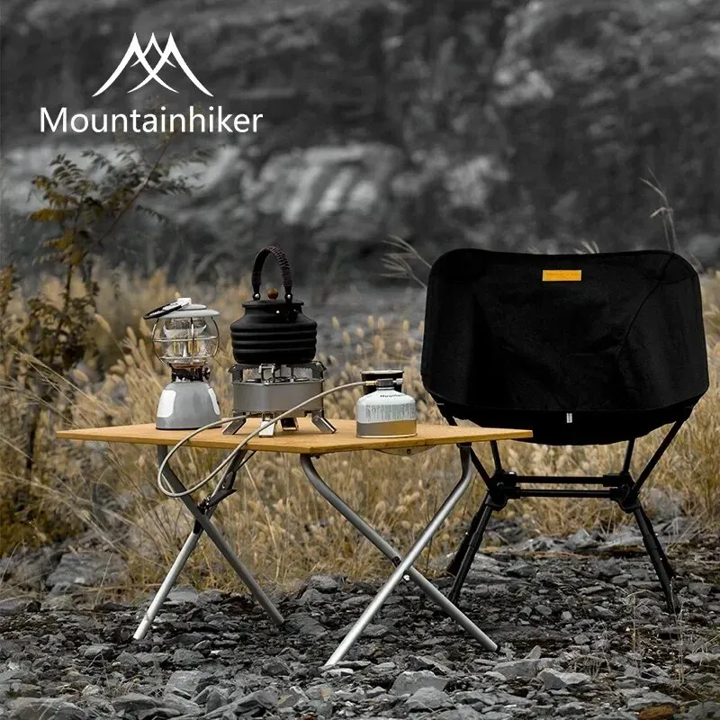 Outdoor Furniture Usa - MOUNTAINHIKER 2/3 Bamboo Folding Table Outdoor
