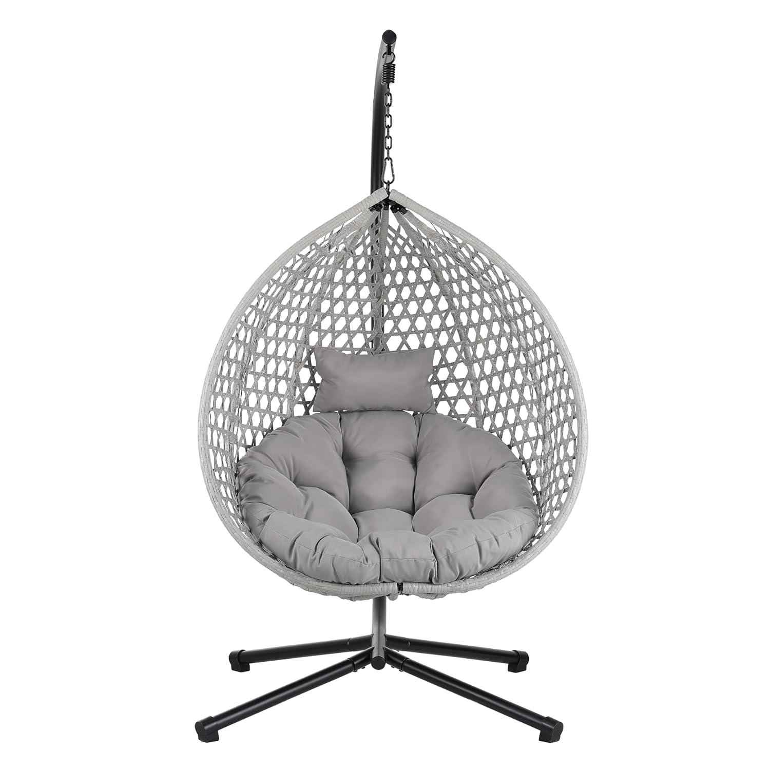 Foldable HDPE Rattan Hanging E - đánh giá và giá Hanging Egg Chair