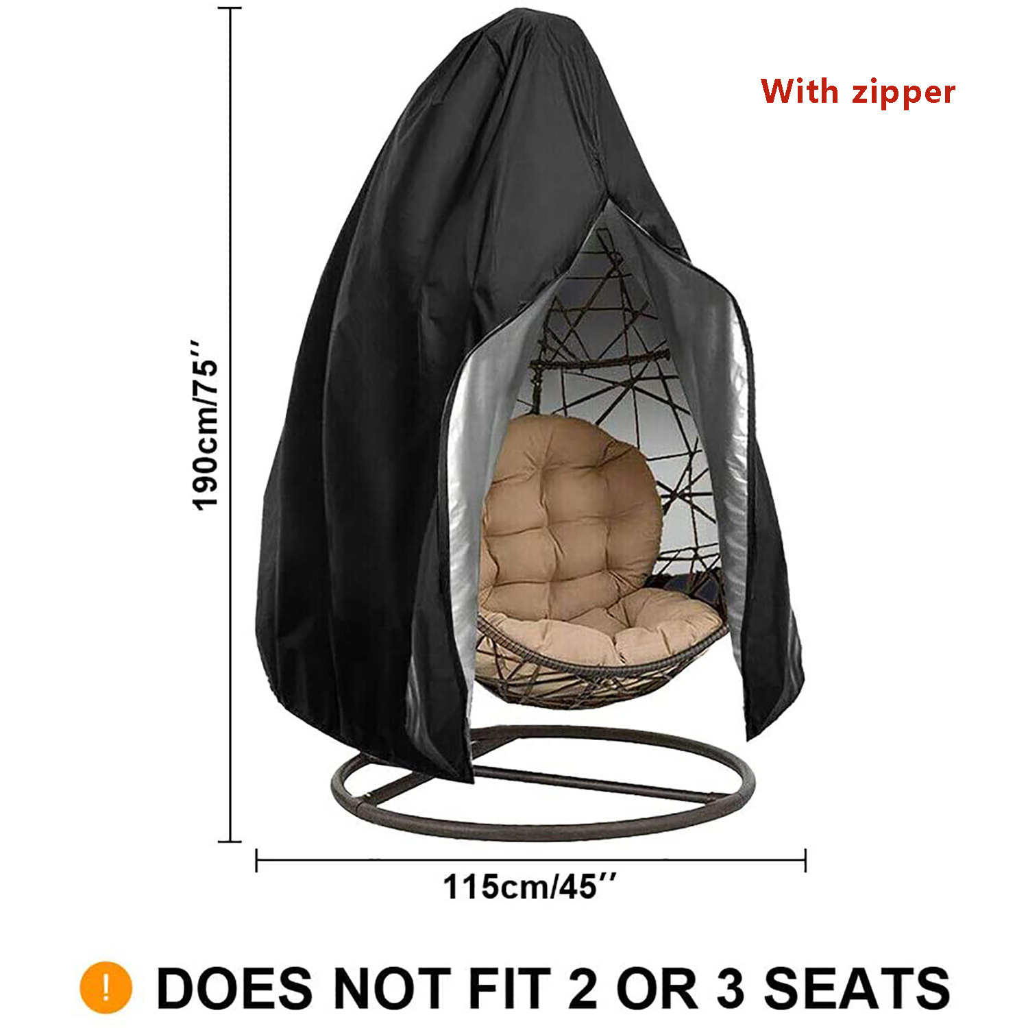 1 Piece Courtyard Hanging Egg  - đánh giá và giá Hanging Egg Chair