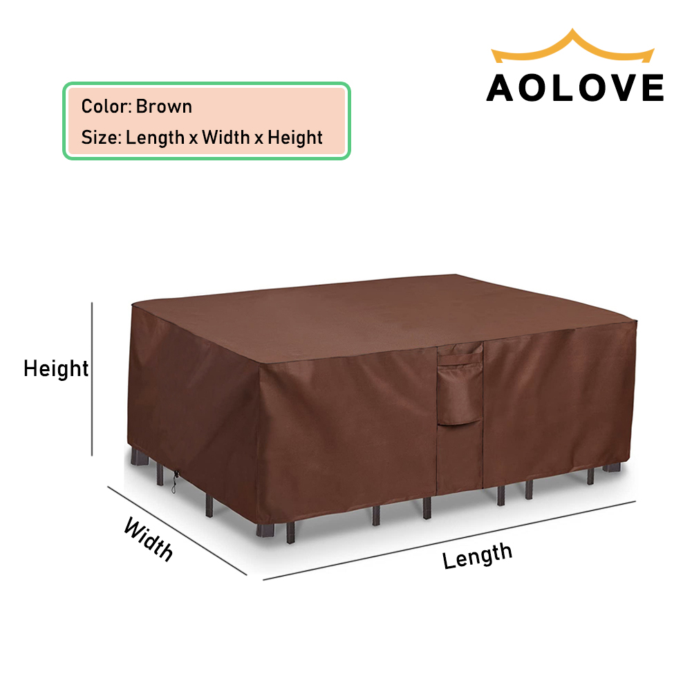 Brown 420D HEAVY DUTY Outdoor  - đánh giá và giá Outdoor Furniture Usa