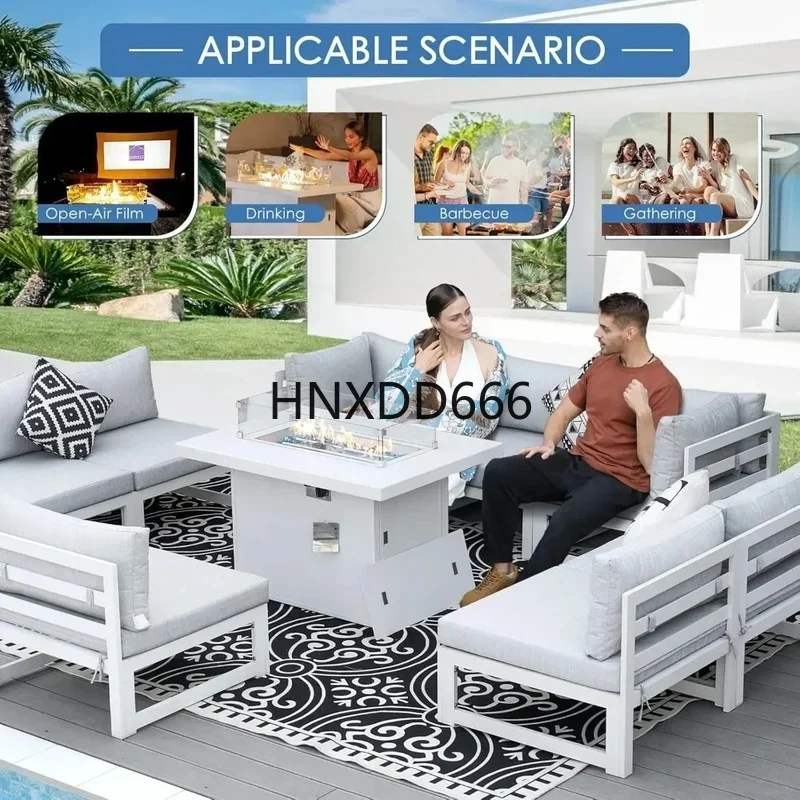 7-Piece Aluminum Outdoor Patio - đánh giá và giá Outdoor Furniture Fire Pit