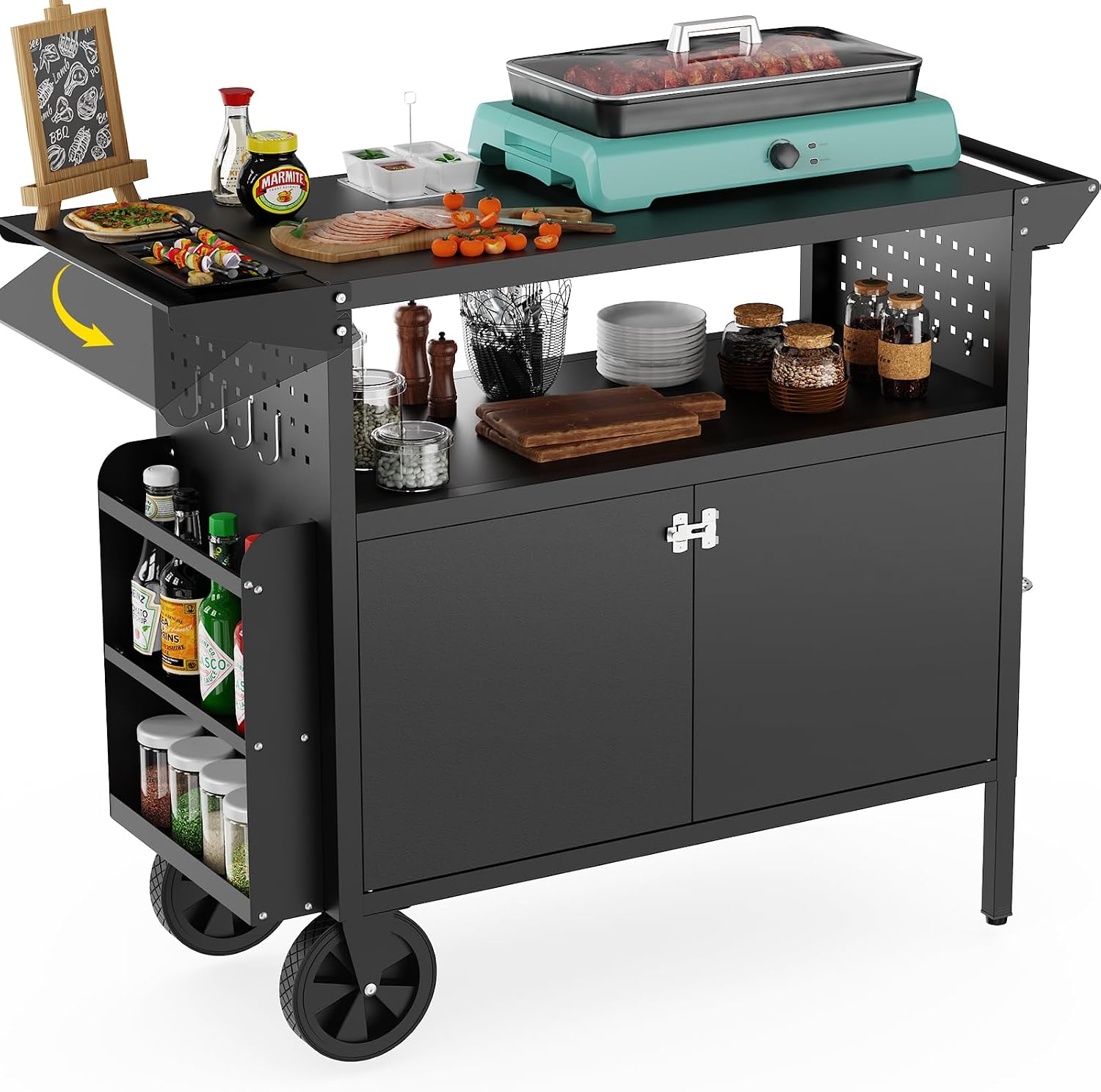 Outdoor Grill Cart Table With  - đánh giá và giá Outdoor Furniture Usa