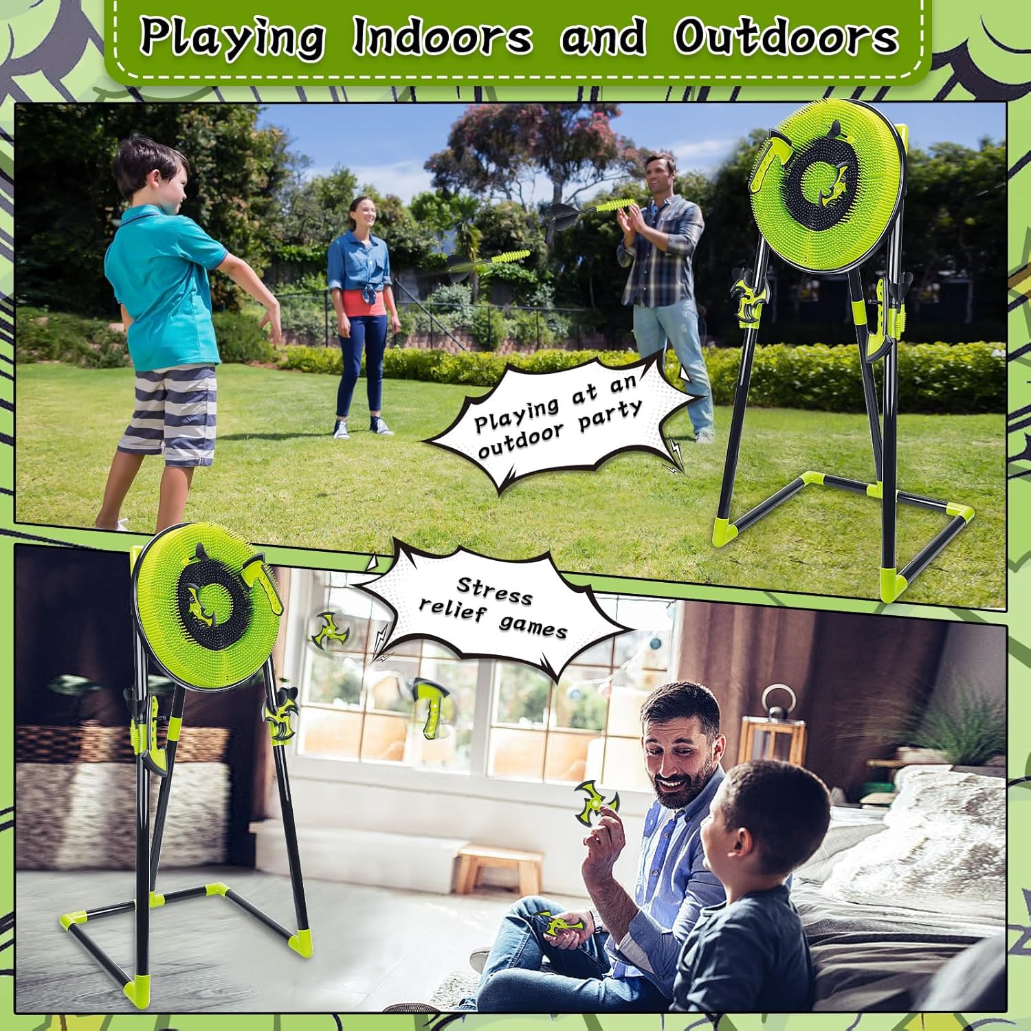 4 in 1 Axe Throwing Target Set - đánh giá và giá Outdoor Furniture Target