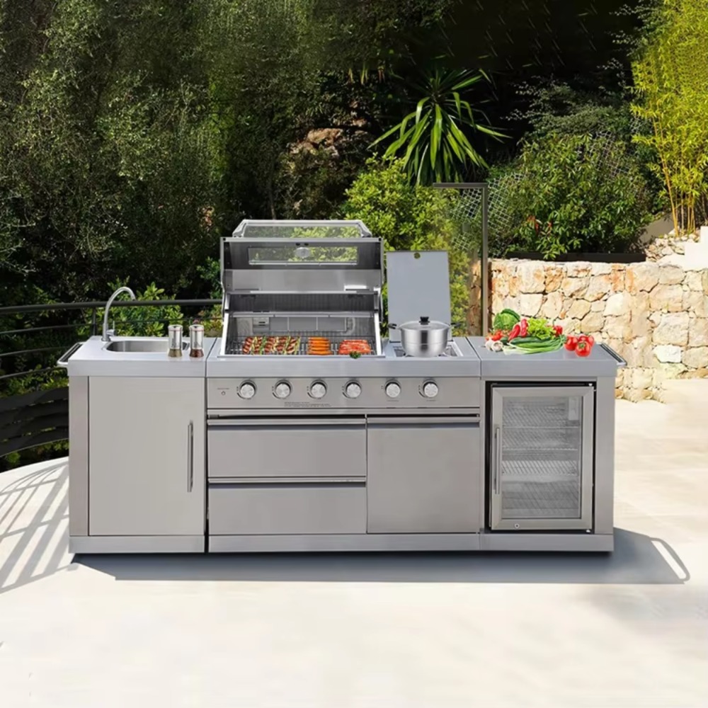 Outdoor Kitchen with Roof Cove - đánh giá và giá Outdoor Furniture Kitchener