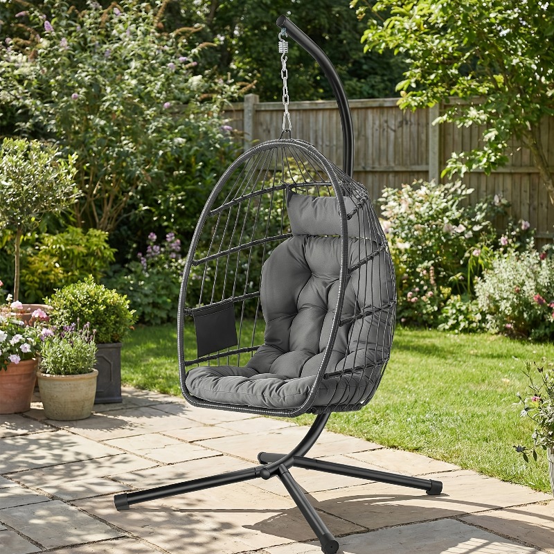 Hanging Egg Chair with Stand – - đánh giá và giá Hanging Egg Chair