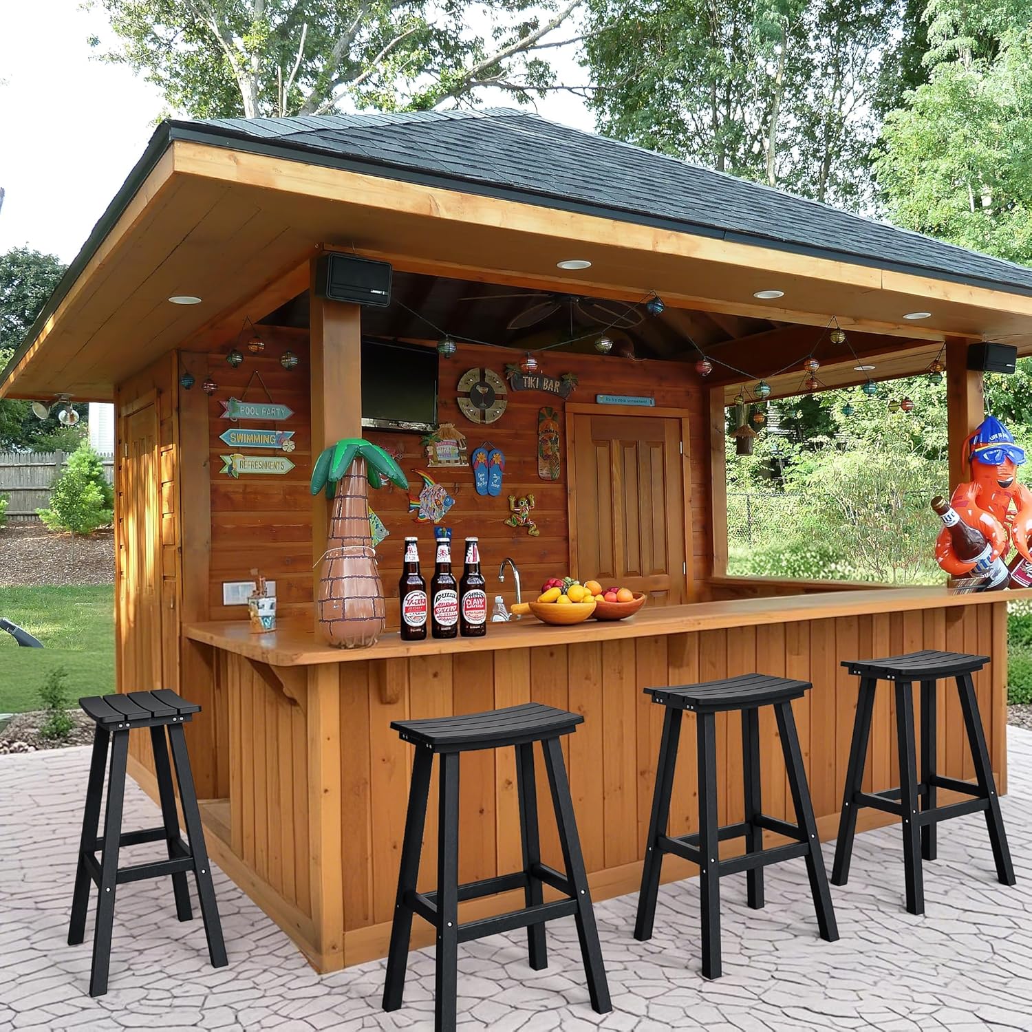 29in HDPE Outdoor Bar Stools S - đánh giá và giá Outdoor Furniture Kitchener