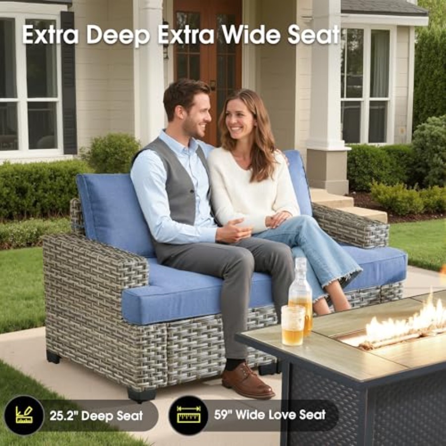 Outdoor Sectional Patio Furnit - đánh giá và giá Outdoor Furniture Fire Pit