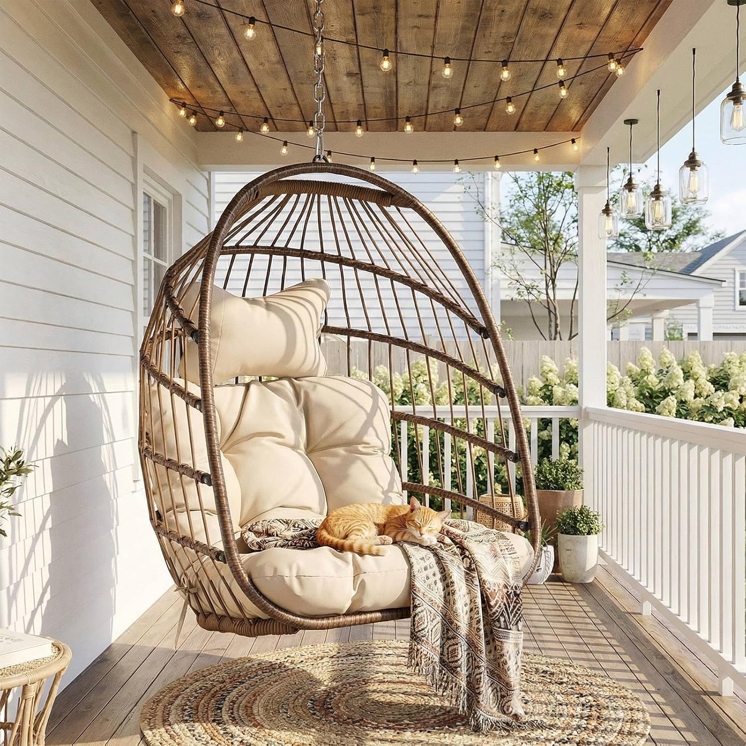 Outdoor Hanging Egg Chair With - đánh giá và giá Hanging Egg Chair