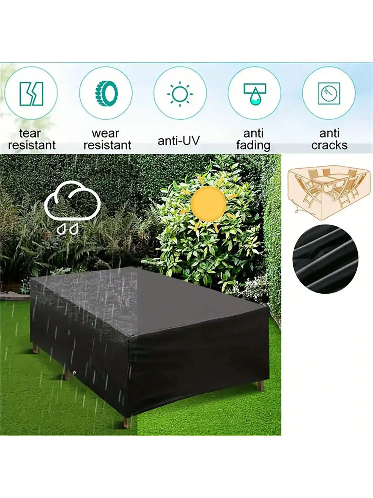 Multi-Size Outdoor Patio Garde - đánh giá và giá Outdoor Furniture Waterproof