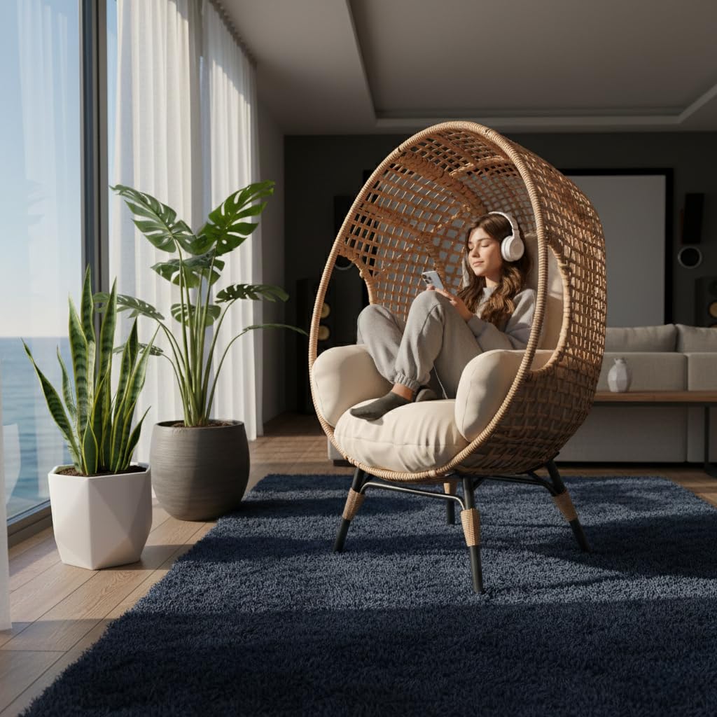 Elegant Arc Back Hanging Egg C - đánh giá và giá Hanging Egg Chair