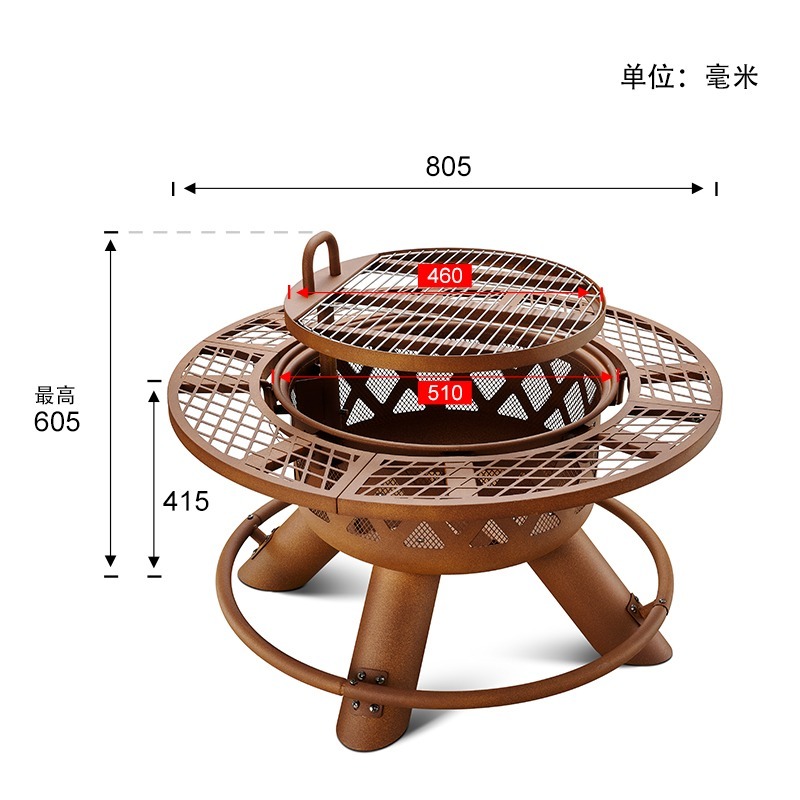 2026 Modern Outdoor Steel Char - đánh giá và giá Outdoor Furniture Fire Pit
