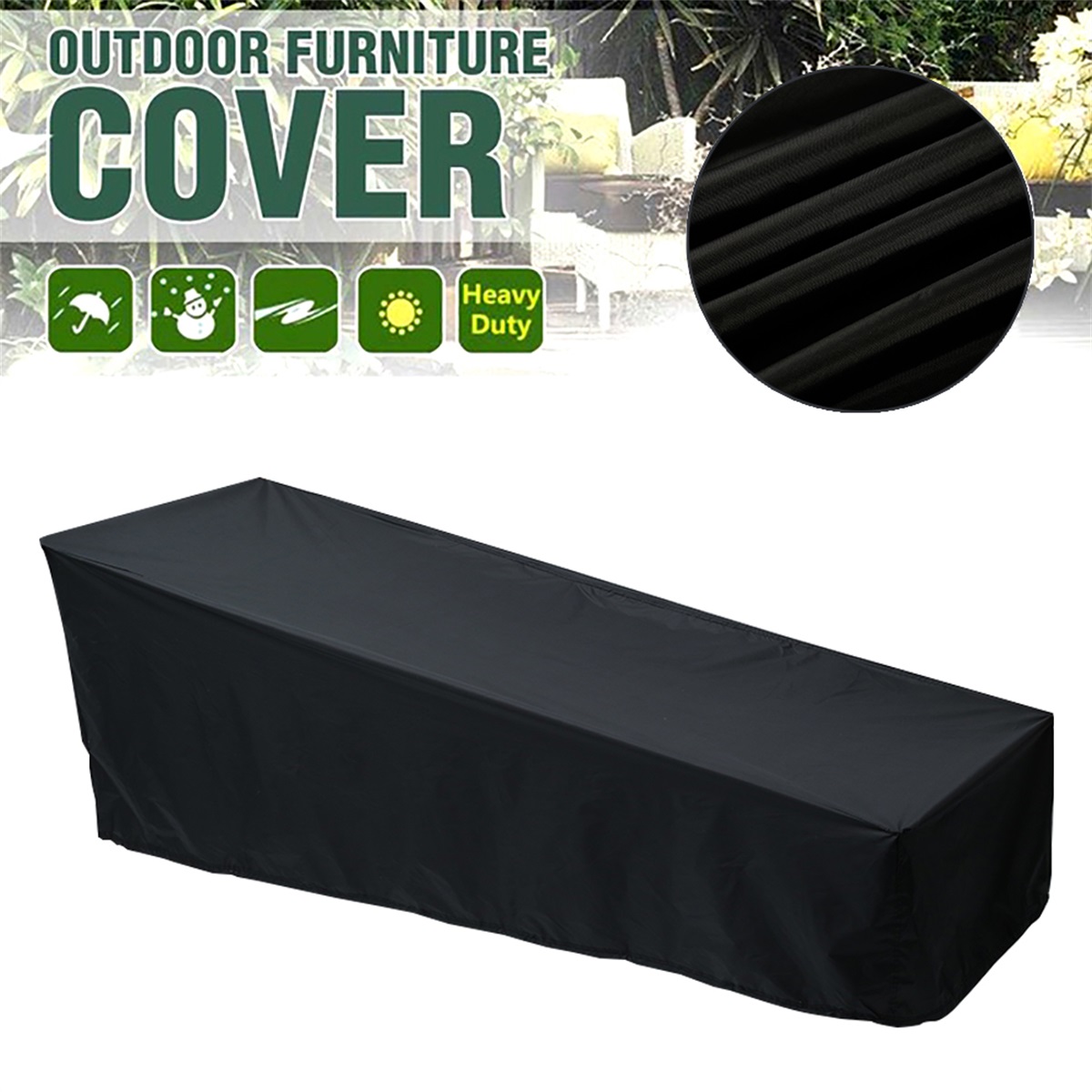 Outdoor Garden Sunbed Cover Su - đánh giá và giá Outdoor Furniture Fabric Waterproof