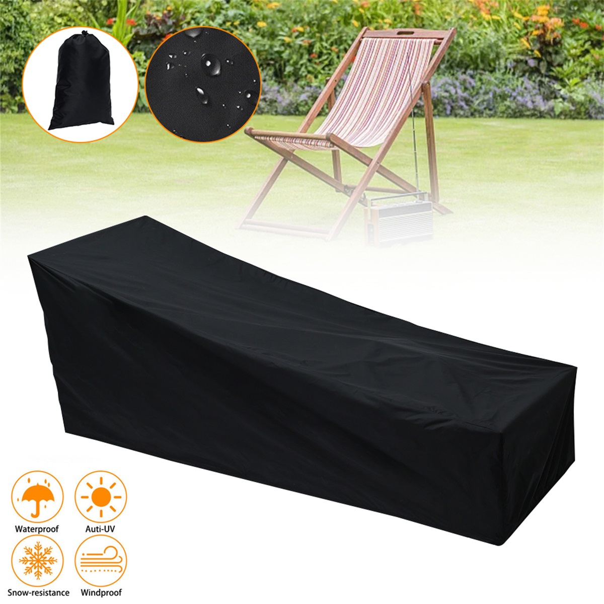 Outdoor Garden Sunbed Cover Su - đánh giá và giá Outdoor Furniture Fabric Waterproof