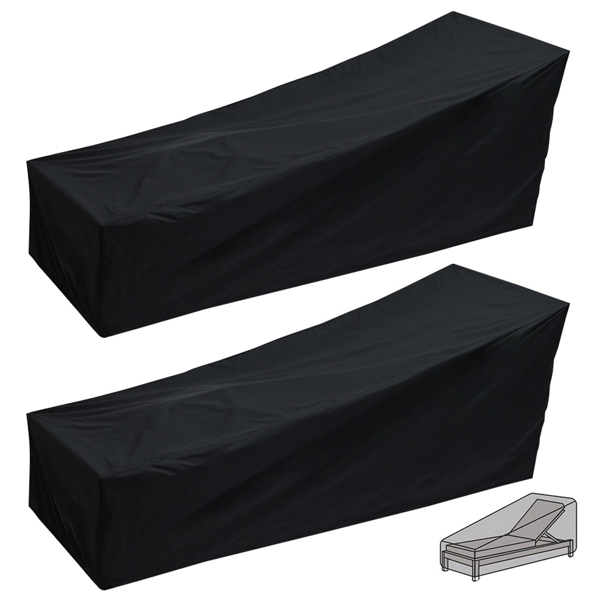 Outdoor Garden Sunbed Cover Su - đánh giá và giá Outdoor Furniture Fabric Waterproof