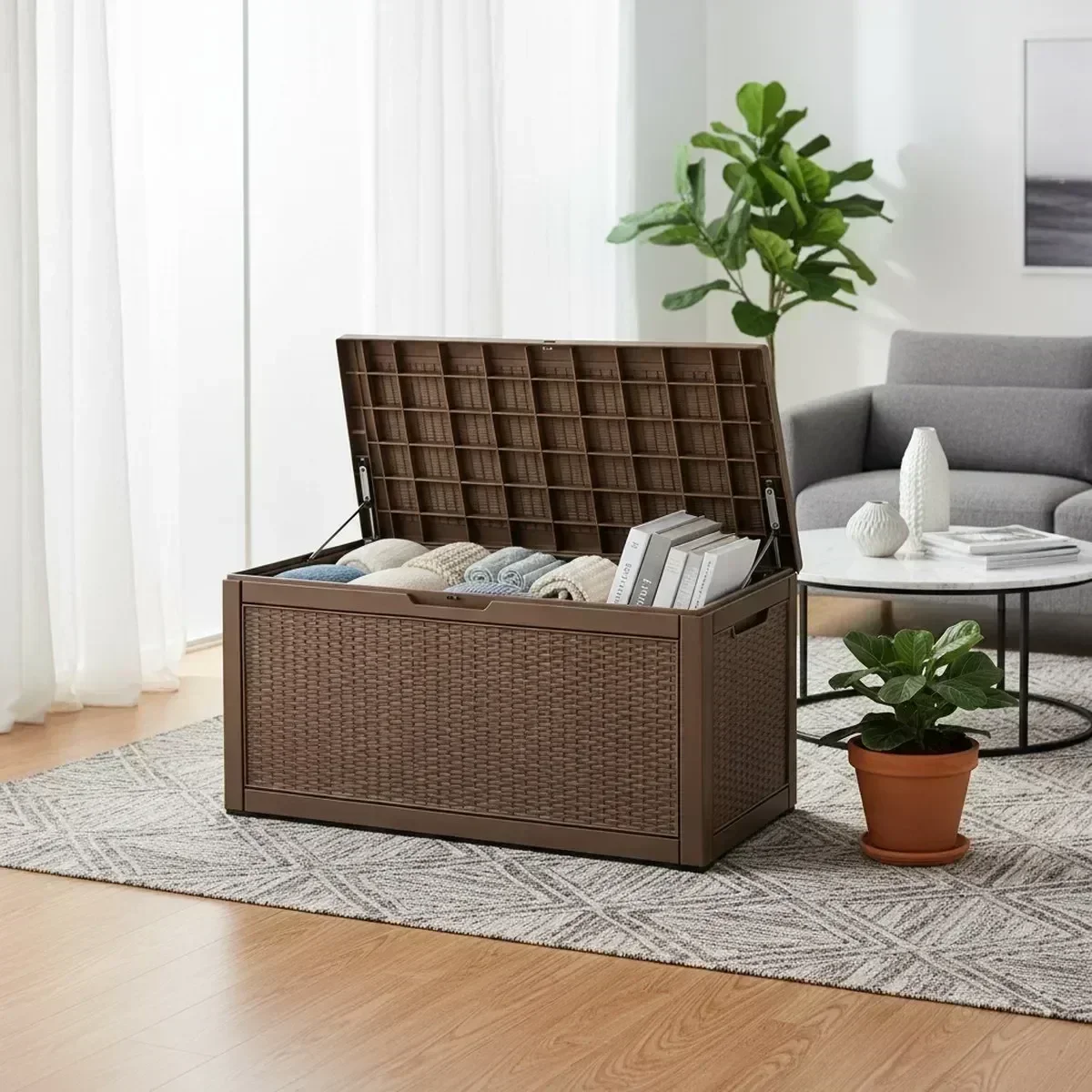 Large Outdoor Storage Bench Wa - đánh giá và giá Outdoor Furniture Cushion