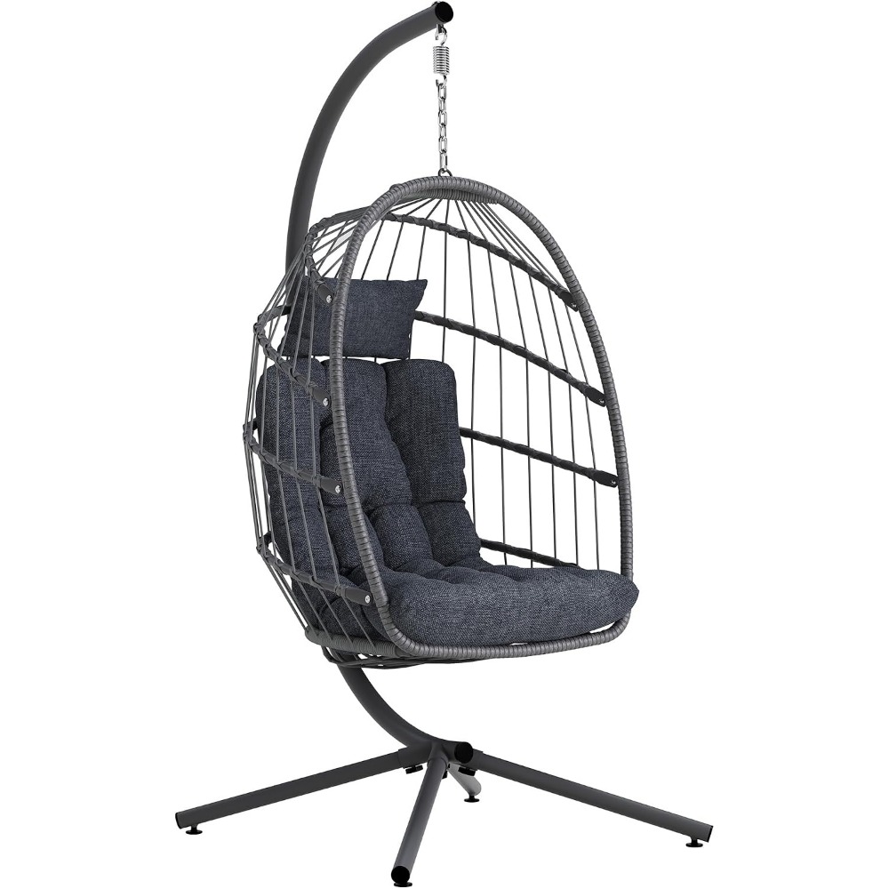 Outdoor Egg Chair with Stand,  - đánh giá và giá Hanging Egg Chair