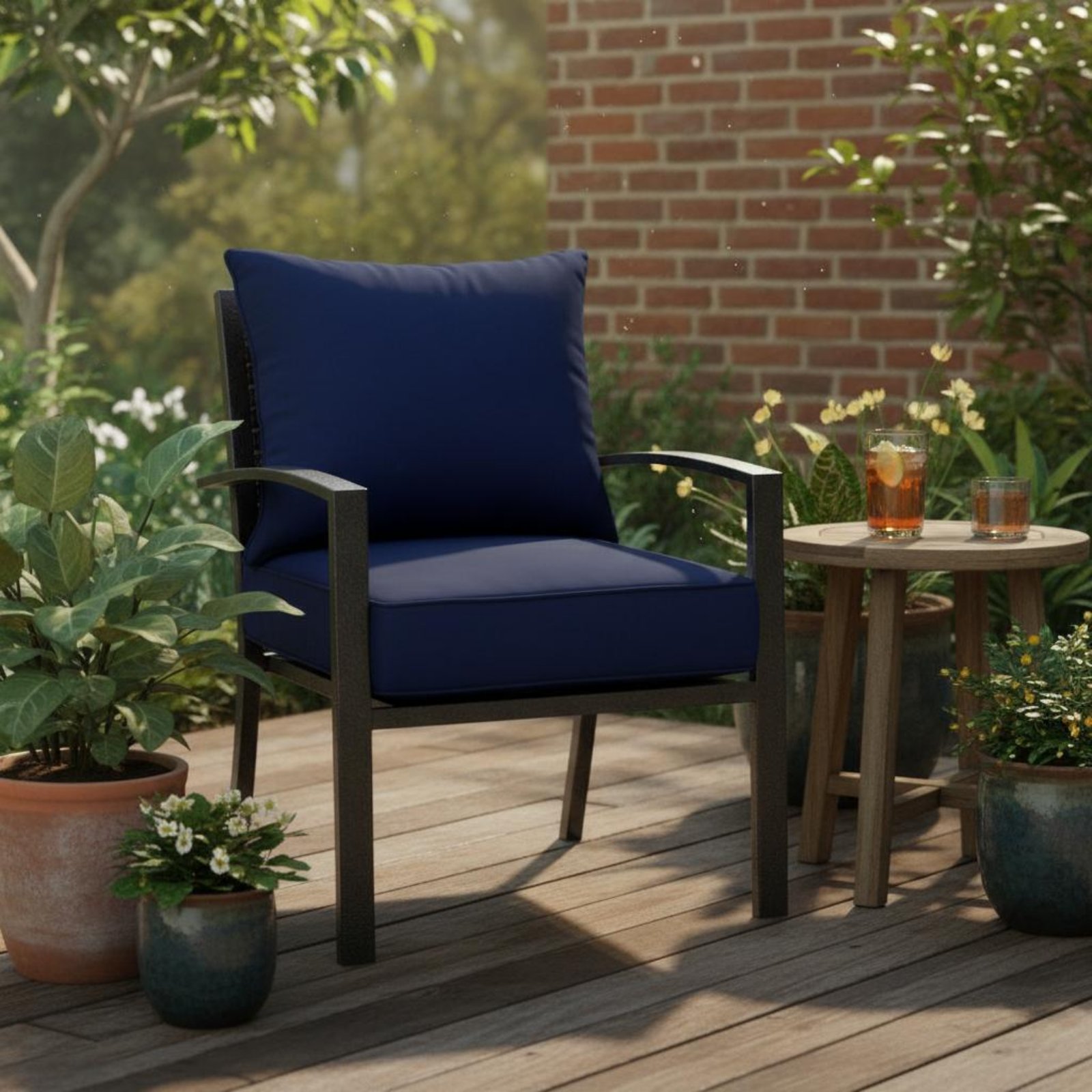 Patio Chair Pad Hidden Closure - đánh giá và giá Outdoor Furniture Cushion