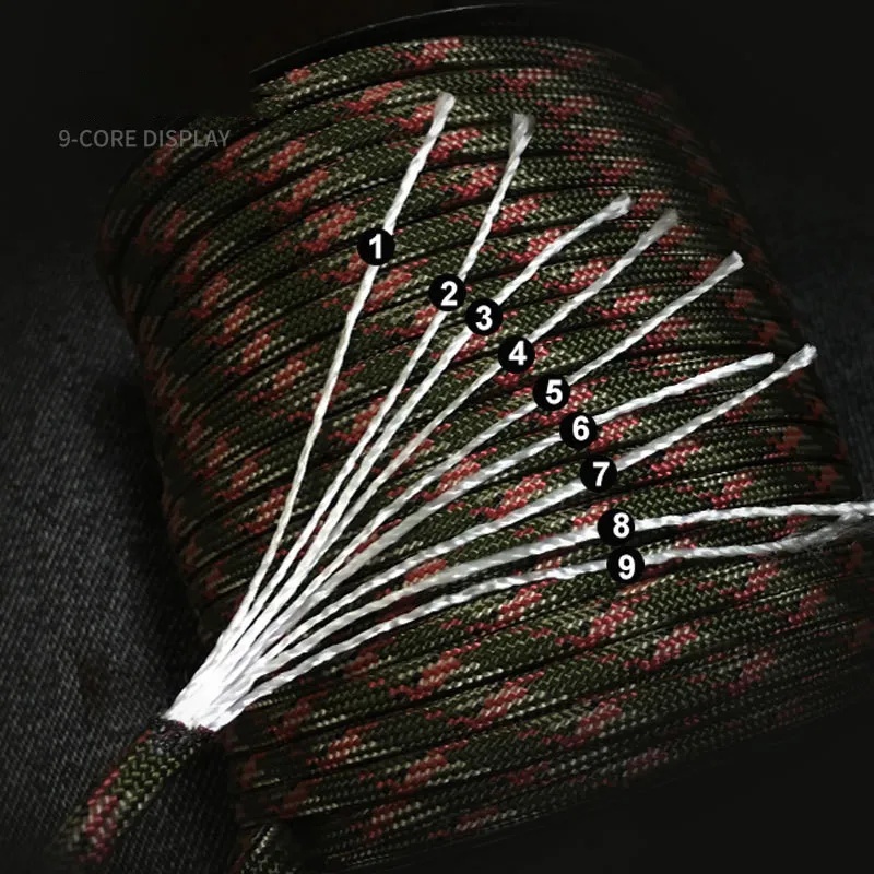 100M 550 Military Standard 9-C - đánh giá và giá Outdoor Furniture Rope