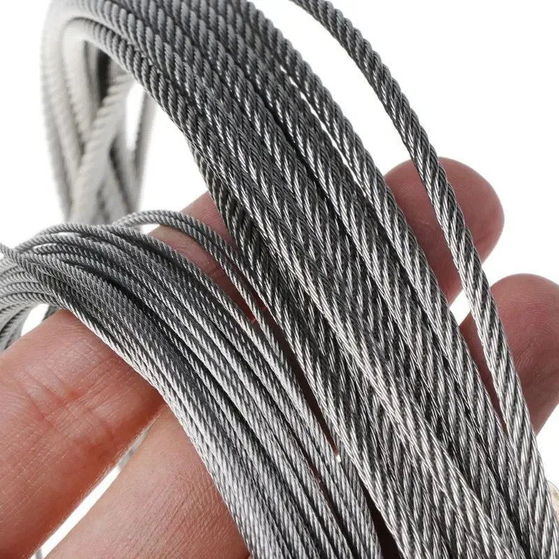 1Roll 5/10M Stainless Steel Wi - đánh giá và giá Outdoor Furniture Rope