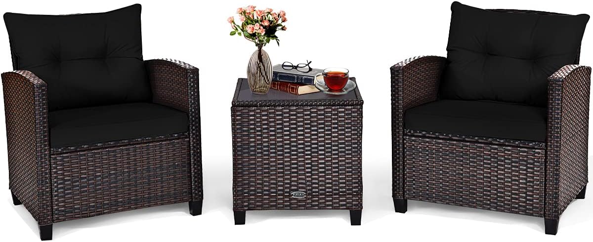 3 Pieces Patio Furniture Set,  - đánh giá và giá Outdoor Furniture Cushion